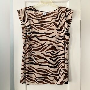 Cabi Zebra Print Blouse
